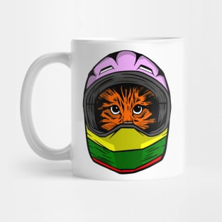 funny cat – Jacques the cat driver Mug